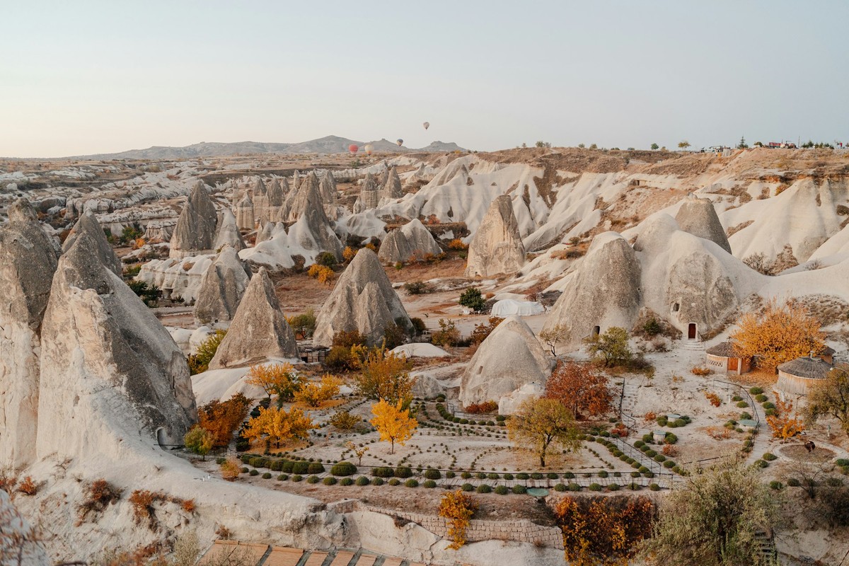 Panoramic landscape inspiring global travel